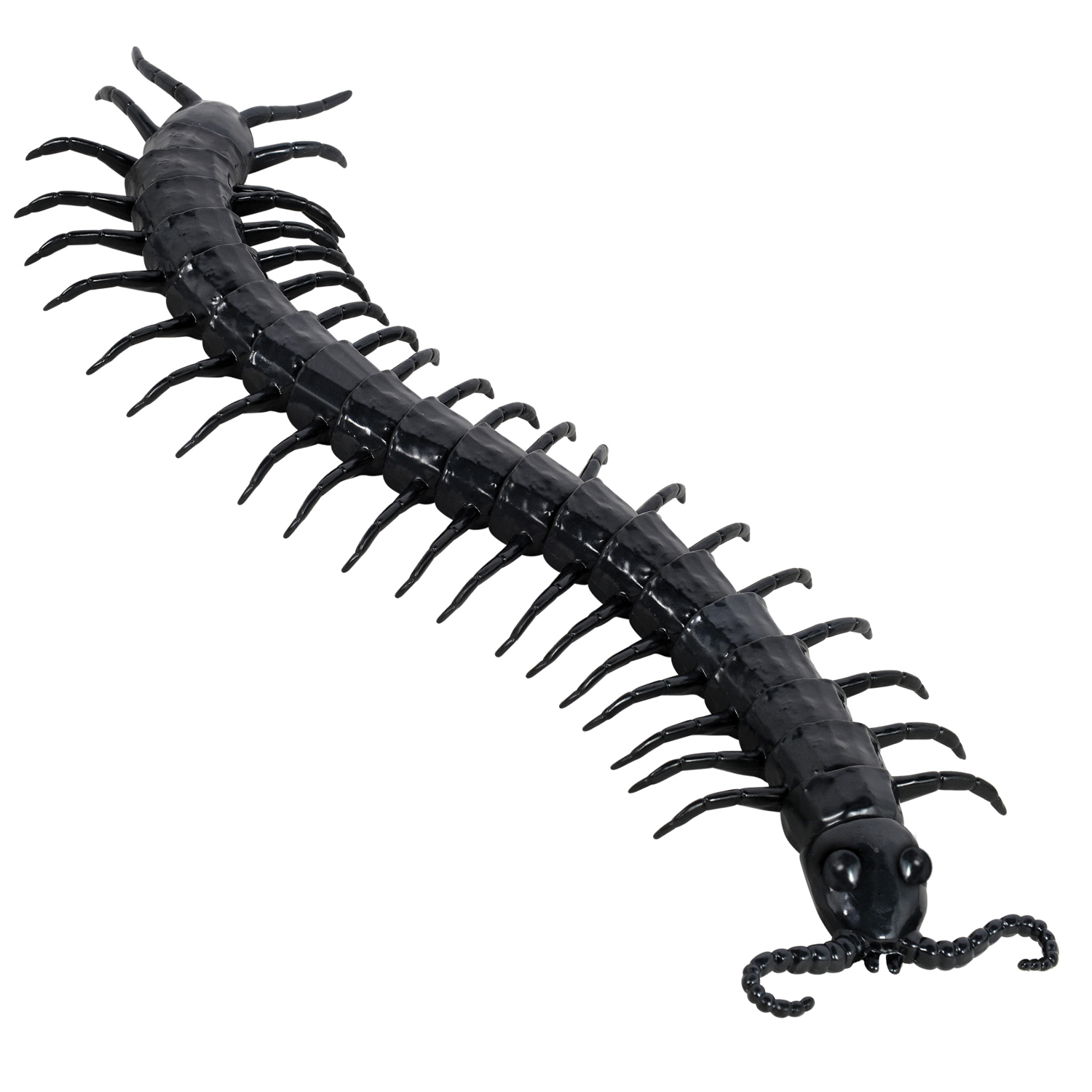 White Centipede Insect 6 Pack New Halloween Scary Creepy Plastic Party Anim...