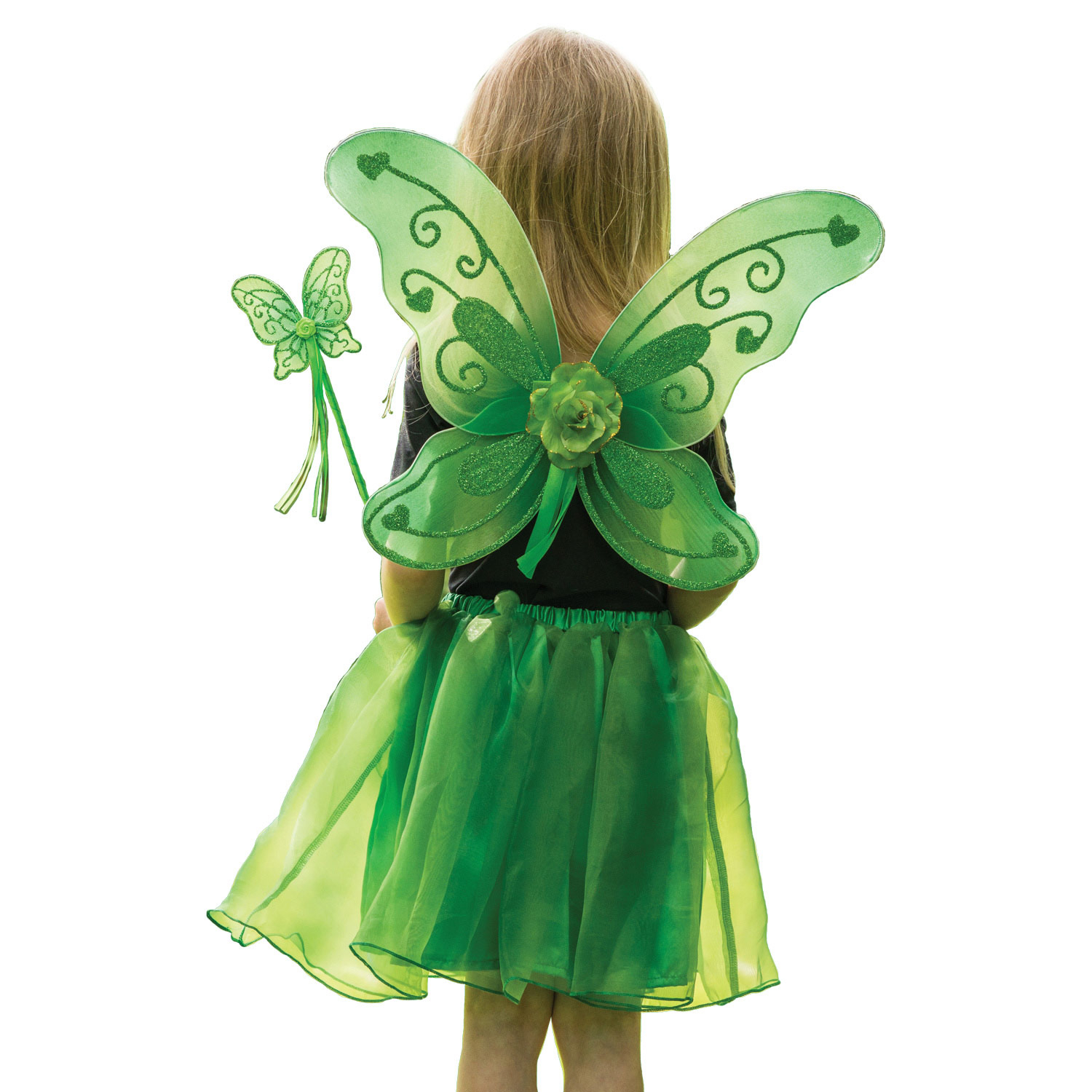 Age 3 New Green Sparkle Fairy Set Years.