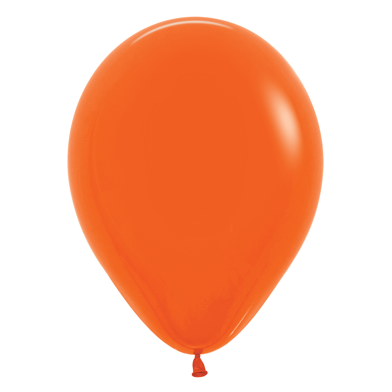 Fashion Colour Solid Orange 061 Latex Balloons 12