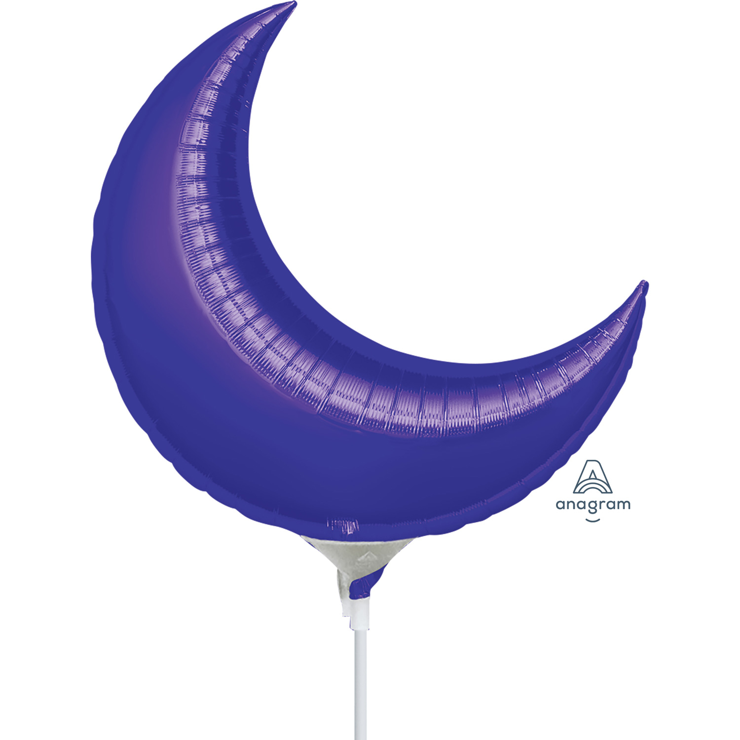 Amscan Pastel Blue Mini Shape Curve Foil Balloon