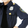 Police Officer Costume - Age 4-6 Years - 1 PC