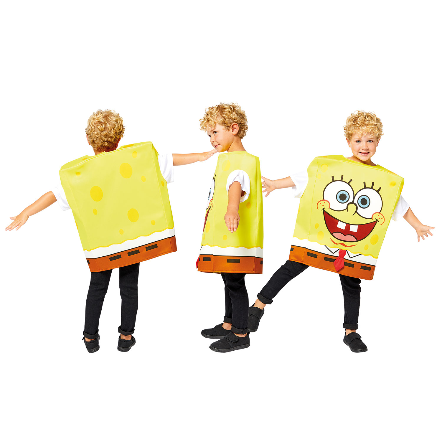 Amscan Bambini Ufficiale Spongebob Squarepants Imbottito Festa Carattere Tabard Costume 