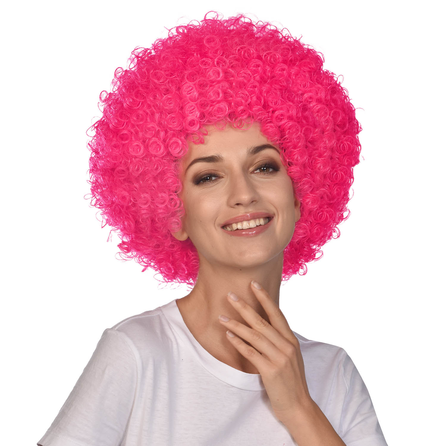 Pink Afro Wigs - 6 PC : Amscan International