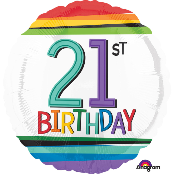 18 Foil Balloon 21st Joyeux Anniversaire 21 Ans Holographique Sparkley Neuf Au Detail Dans 18 Foil Balloon 21st Joyeux Anniversaire 21 Ans Holographique Sparkley Neuf Au Detail Dans