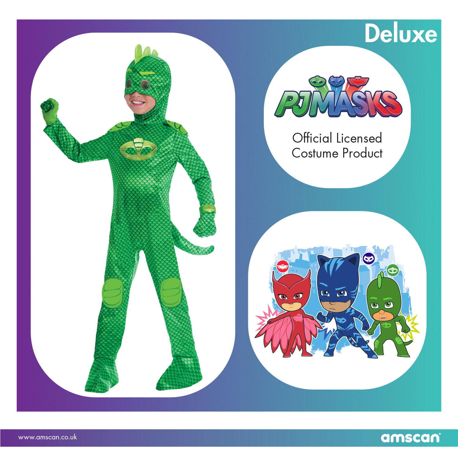 Costume per bambini PJ Masks Romeo TG. 5-6 anni amscan 10132457 NUOVO Amscan 