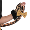 Girls Sassy Spots Leopard Costume - Age 8-10 Years - 1 PC