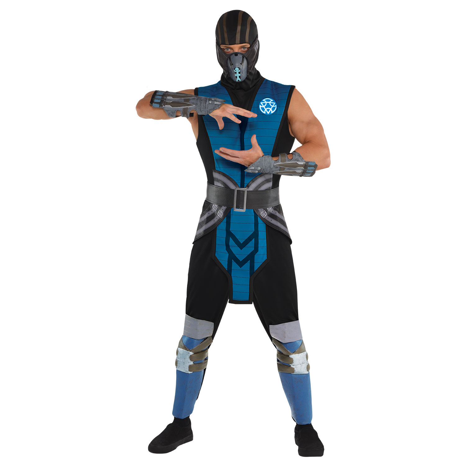 Amscan Mortal KOMBAT SUB ZERO Ninja Costume Di Halloween Da Uomo Standard Dimensione 