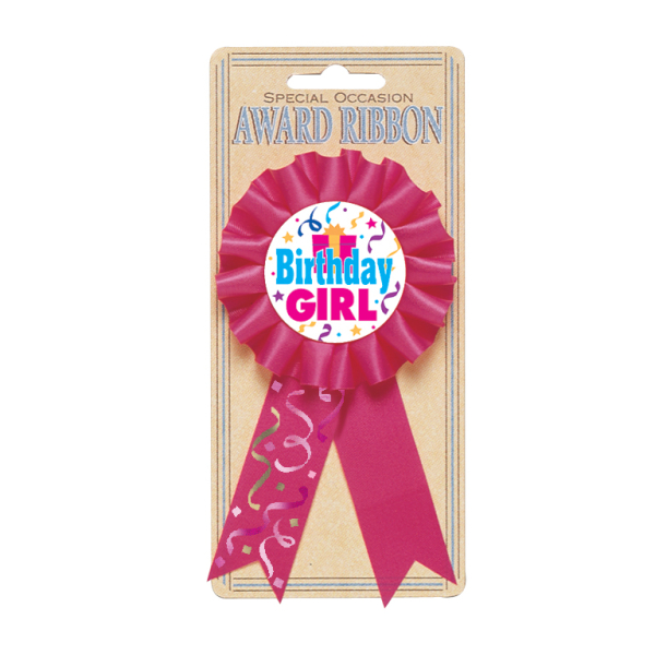 Birthday Girl Award Ribbons - 6 PC : Amscan International