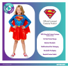 Supergirl Sustainable Costume - Age 10-12 Years - 1 PC