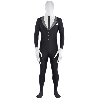 Teens Slender Man Party Suit Costume - Size M - 1 PC Teens Slender Man Party Suit Costume - Size M - 1 PC