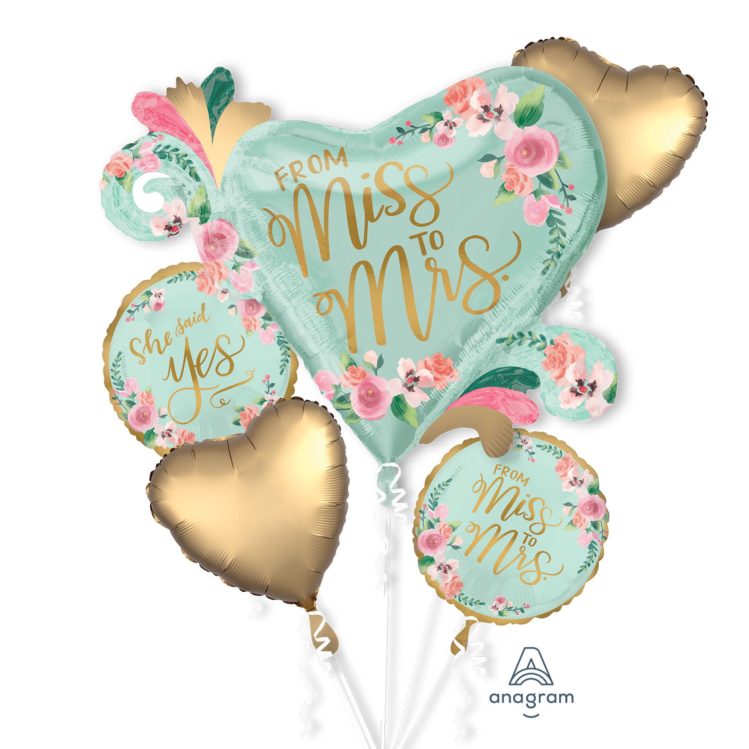 Amscan 18Cm Metallic Plate Mint To Be 8Pk