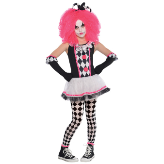 Children Circus Sweetie Clown Costume - Age 4-6 Years - 1 PC Children Circus Sweetie Clown Costume - Age 4-6 Years - 1 PC