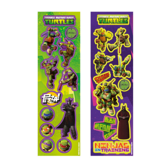 Teenage Mutant Ninja Turtles 8 Sticker Strips - 12 PKG/8 Teenage Mutant Ninja Turtles 8 Sticker Strips - 12 PKG/8