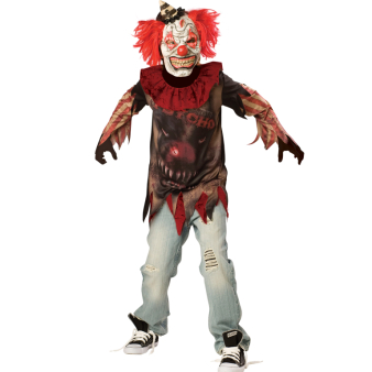 Teens Sideshow Clown - Age 14-16 Years - 1 PC Teens Sideshow Clown - Age 14-16 Years - 1 PC