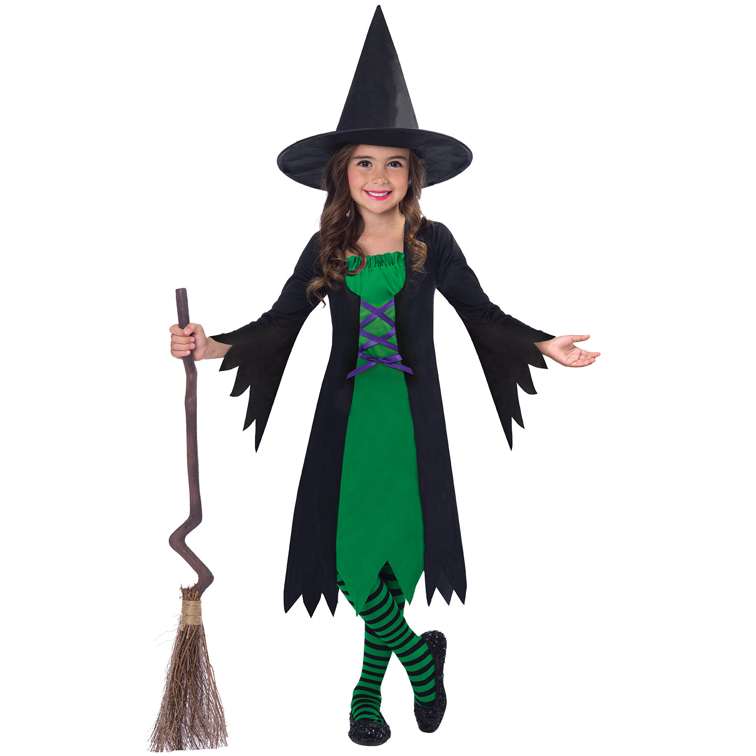 Wicked Witch Costume - Age 6-8 Years- 1 PC : Amscan International