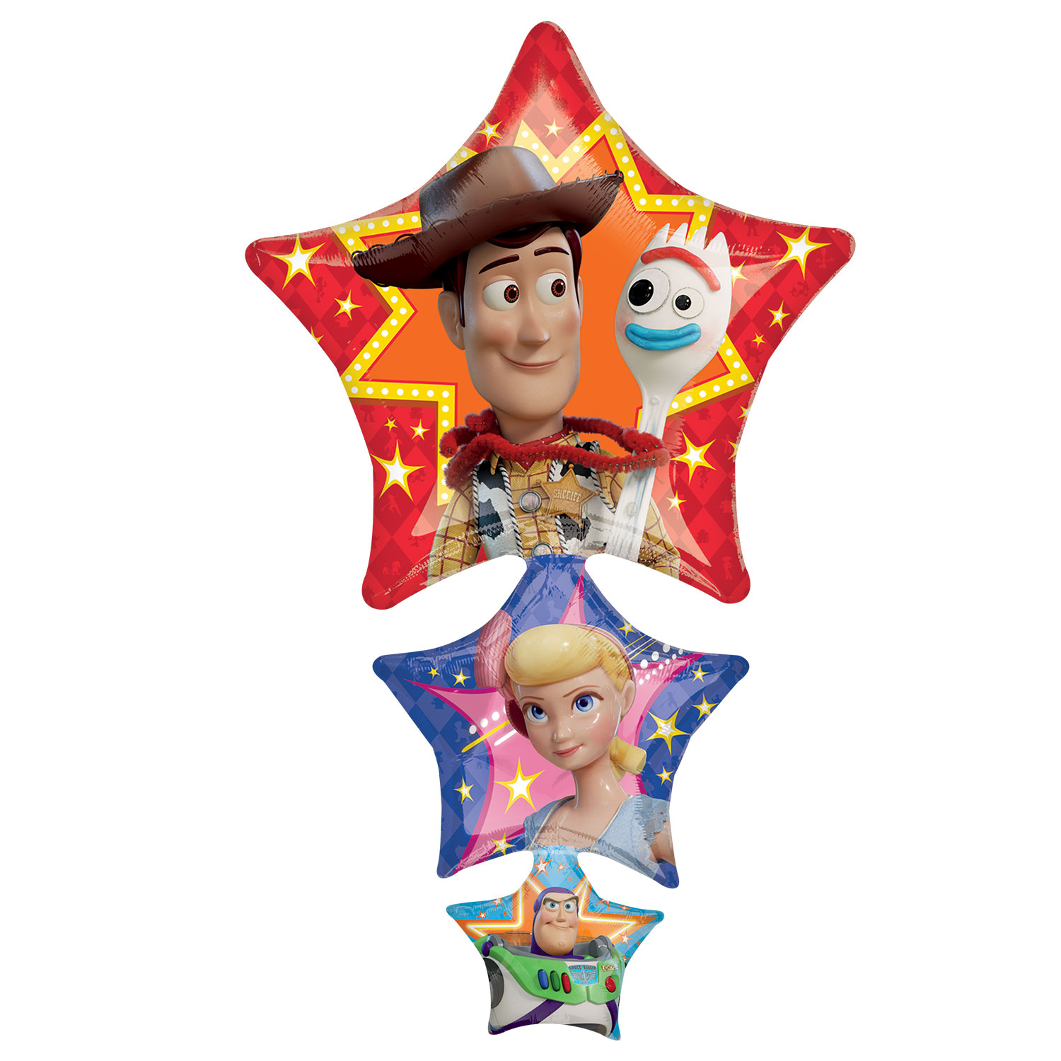 Woody 55 cm x 111 cm Amscan 3987201-SUPERSHAPE diapositives Ballon-Toy Story 4