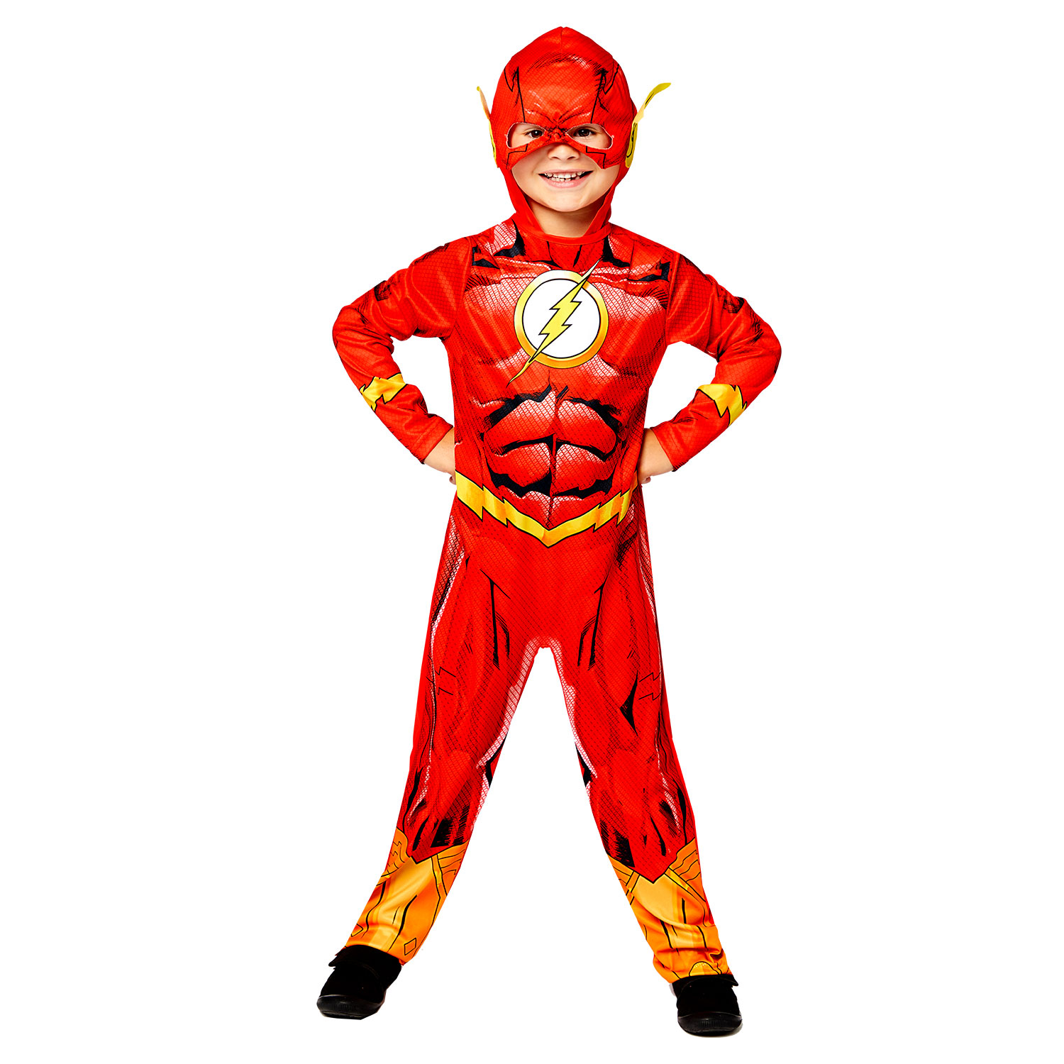 Amscan sostenibile il Flash Supereroe Fumetti Ragazzi Costume Età 8-10 