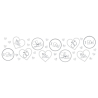 White I Do Confetti Value - 12 PKG/3