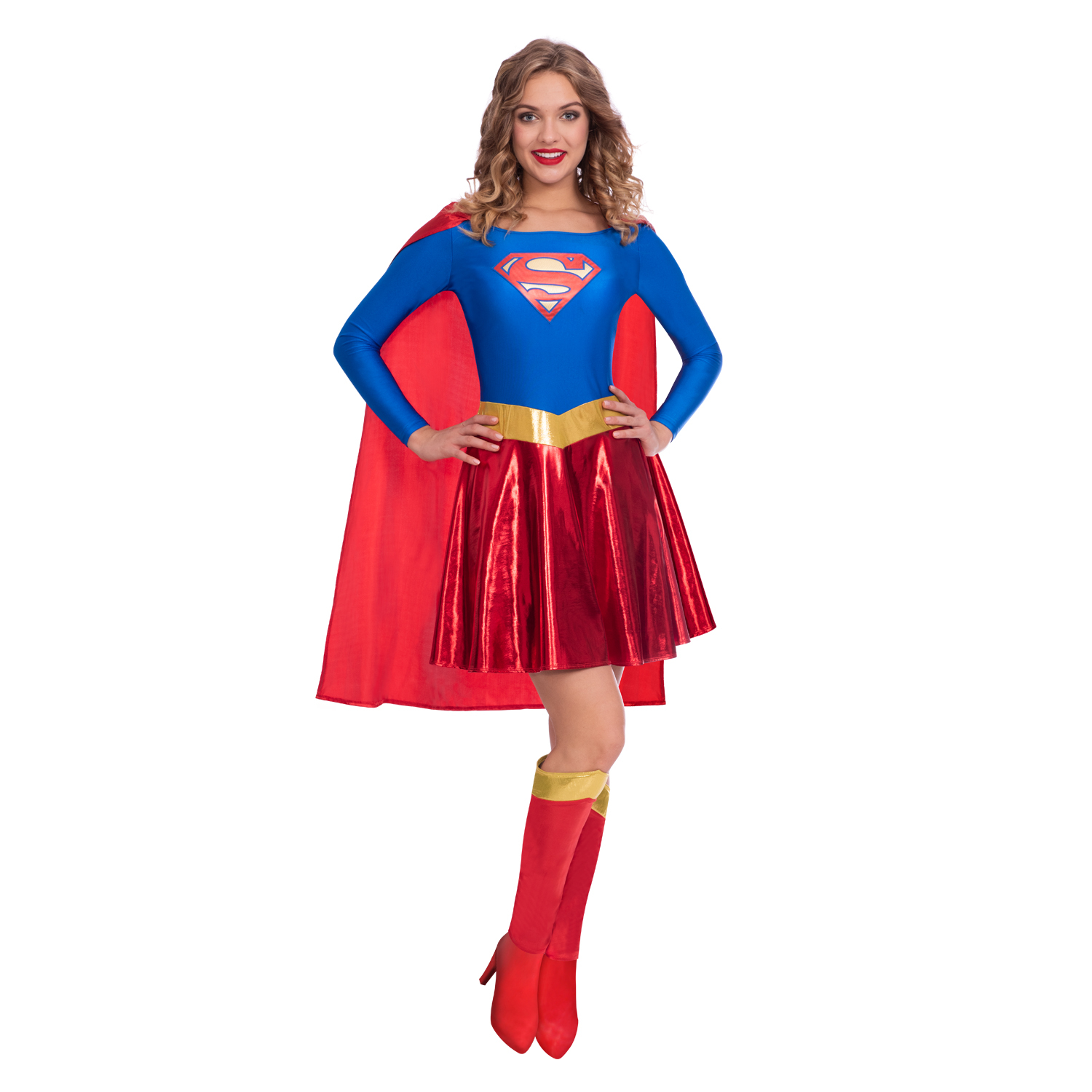 Supergirl Classic Costume - Size 10-12 - 1 PC : Amscan International
