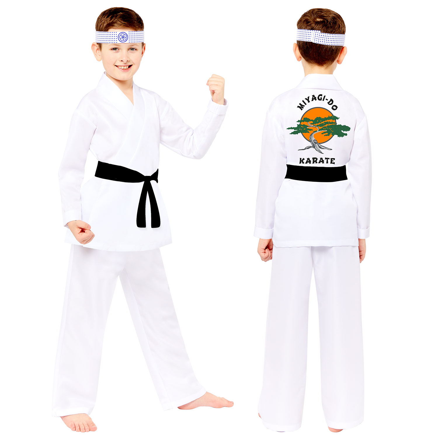 Amscan MIYAGI DO KARATE Ragazzi Costume Età 4-6 