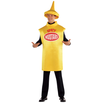 Adults Mustard Bottle Costume - Size Standard - 1 PC Adults Mustard Bottle Costume - Size Standard - 1 PC