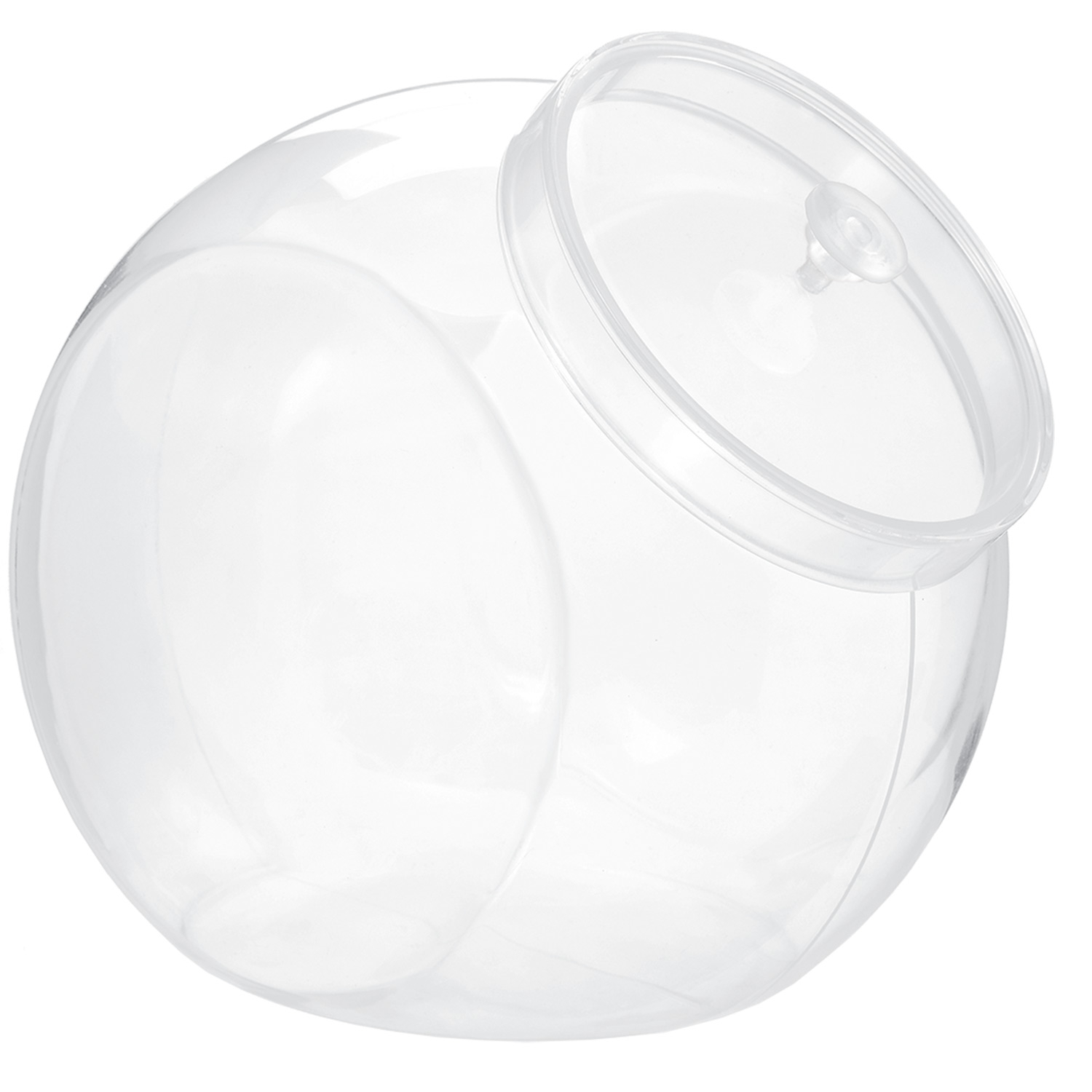 Round Plastic Candy Container