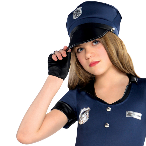 amscan Girls Cop Cutie 2 Costume Large 12-14 1 Pc