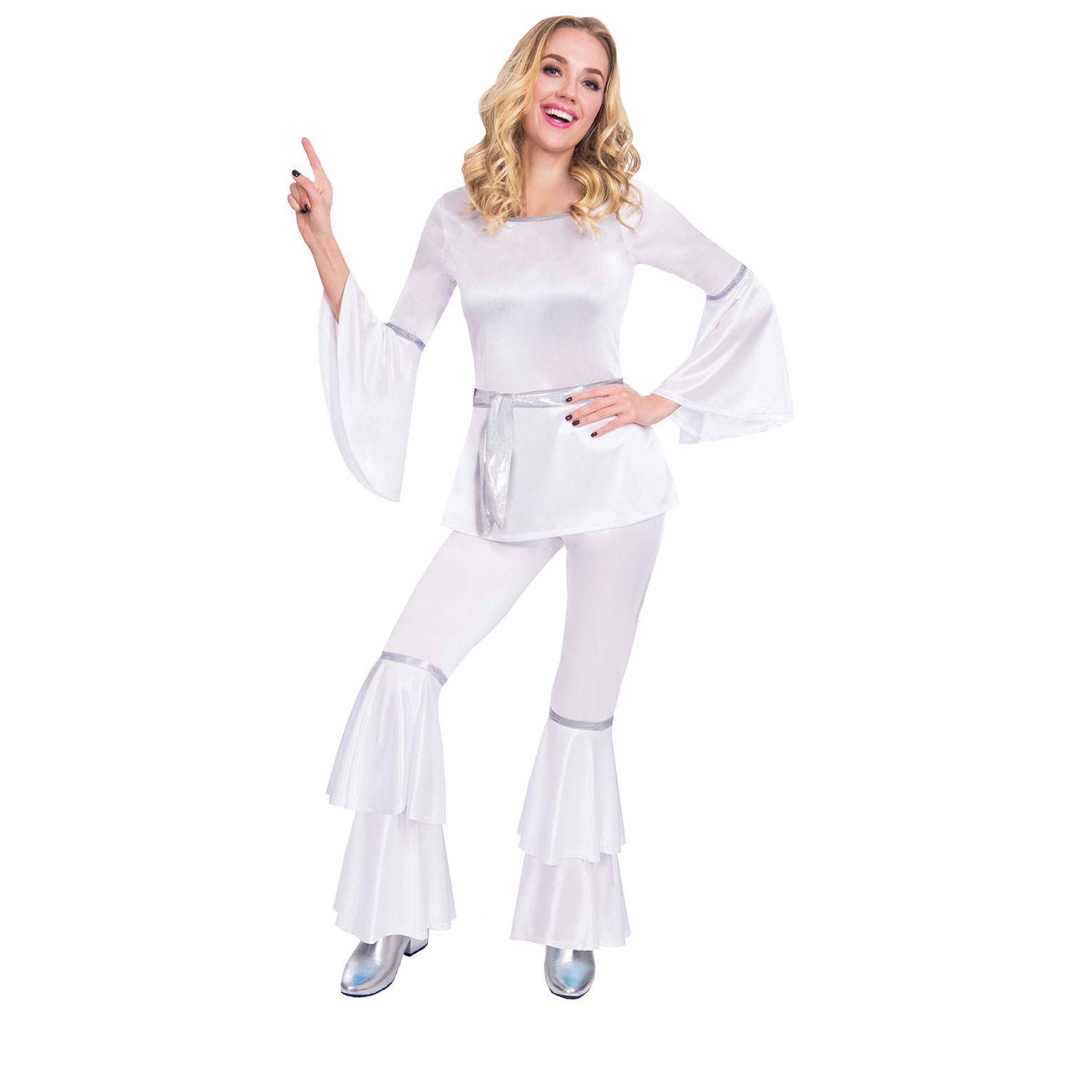 Amscan Danza Diva 1970s Dancing Queen Donna Costume Taglia 16-18 