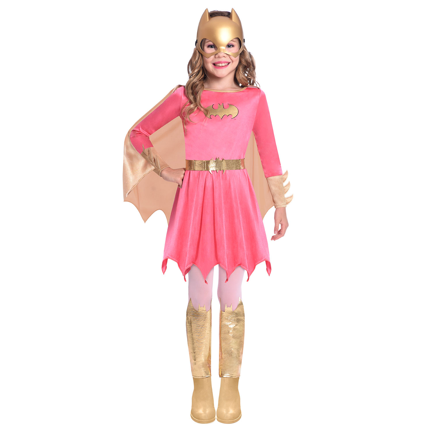 Amscan la Batgirl di Rosa Costume Da Supereroe Costume Bambina Età 8-10 