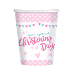 Amscan 9901946 2 M On Your Christening Day Pink String Decorations Party