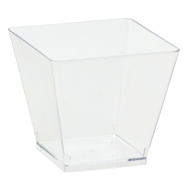 clear plastic mini cubes 59ml 6 pkg 40 amscan international